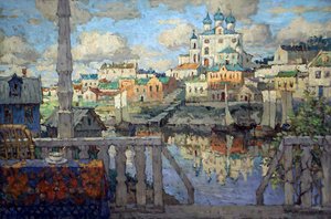 Pszkov, 1915. alkotó: Konstantin Ivanovich Gorbatov