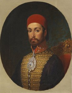 I. Abdülmecid szultán portréja, c. 1846 alkotó: Konstantin Johann Franz Cretius