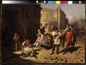 Szevasztopol ostroma 1854-ben alkotó: Konstantin Nikolaevich Filippov