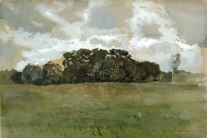 Táj szürke felhőkkel, 1897 alkotó: Konstantin Somov