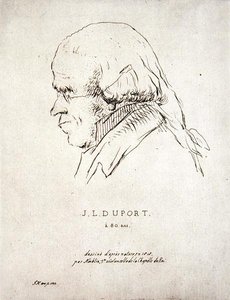 Jean-Louis Duport 80 évesen (1749-1819) (rézkarc) alkotó: Korblin (after)