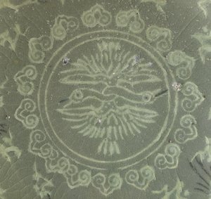Tál darukkal és felhőkkel, 1150-1200 körül alkotó: Korean School