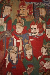 Byeonseong, a pokol hatodik királya (részlet), 1798 alkotó: Korean School