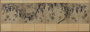 Grapevine, Korea, Choson-korszak (tinta papíron) alkotó: Korean School