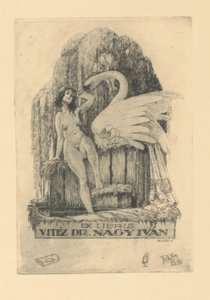 Ex libris van Iván Nagy Ex libris vitéz dr. Nagy Iván (title on object)