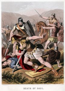 Saul és fegyverhordozója halála a filiszteusokkal vívott csatában, 1870