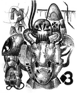 Páncélos sci-fi harcos alkotó: Kulik