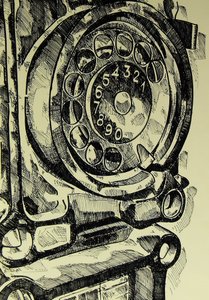 Klasszikus tárcsás telefon alkotó: Kulik