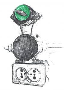 Steampunk idegen eszköz alkotó: Kulik