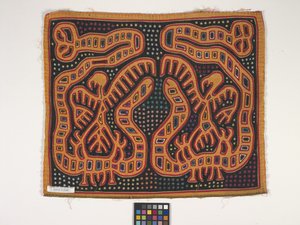 Shirt Panel (Mola) (fotó) alkotó: Kuna Indian Culture