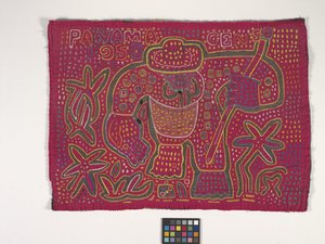 Shirt Panel (Mola) (fotó) alkotó: Kuna Indian Culture