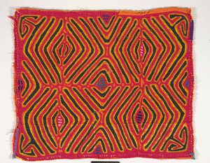 Shirt Panel (mola), 1950 körül (rátétes pamut)