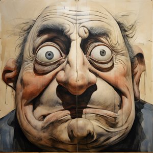200 years old Giant cute ogre face 2