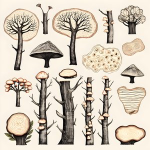 Fatörzs szakaszok, boho clipart, boho rajzminták, boho törzs 3