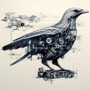 Gőz mechanikus madárterv a Da Vinci 4-től