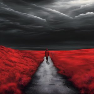 Eine lange rote Straße. Gehen. Wie der Held, der nie lief. 3