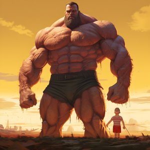 Megfélemlítő és csúnya súlyemelő szteroidőrült buff csaj hatalmas izmos férfival 4