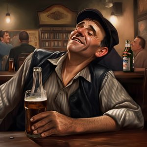 Fotorealistischer österreichischer Mann in seiner Arbeitskleidung.  4