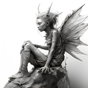 Ganzkoerperskizze eines Pixie 3