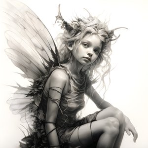 Ganzkoerperskizze eines Pixie 4
