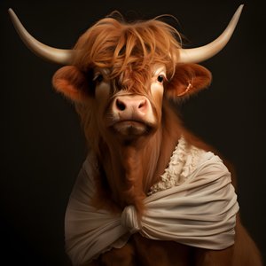 Highland Cow, mint Marilyn Monroe 2