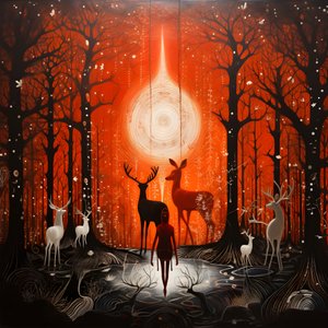 Menschen verhandeln mit einem magischen Hirsch-Gott Mond 4