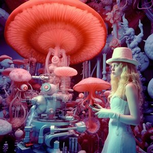 Szuperfelbontású elektronmikroszkóp felvétel nőről David LaChapelle művészi stílusában 4