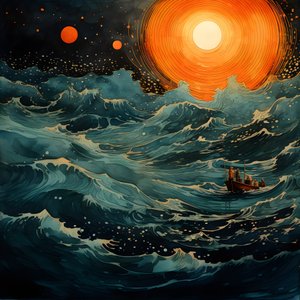 Zwei Boote glitten lautlos durch tintenschwarzes Wasser auf die wirbelnde Charybdis zu, der Vollmond war das einzige Licht in der leeren Welt der Nordsee. 3