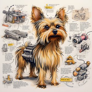 magyarázat egy mechanikus Yorkie kutyához 3