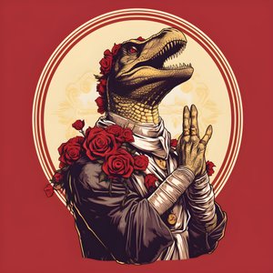 gyilkos királynő imádkozik T-Rex 1