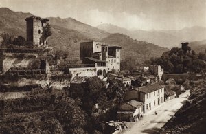 Olaszország: Castello Verrucola, Fivizzano (f/w fotó) alkotó: Kurt Hielscher