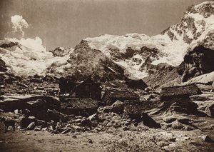 Olaszország: Monte Rosa (f/w fotó)