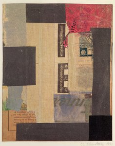 Kollázs, 1923 alkotó: Kurt Schwitters