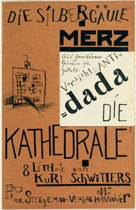 Kurt Schwitters "Die Kathedrale" című művének borítója, 1920 körül alkotó: Kurt Schwitters
