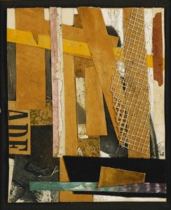 Merz Kép; Merzbild, 1945 alkotó: Kurt Schwitters