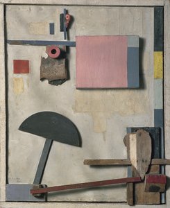 Merzbild Kijkduin, 1923 alkotó: Kurt Schwitters