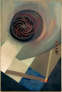 Merz kép lánccal alkotó: Kurt Schwitters