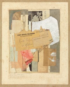 Nincs szállítási díj, 1947 alkotó: Kurt Schwitters