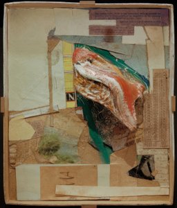 Névtelen (kép gyökérfával vagy kompozíció dobozzal) alkotó: Kurt Schwitters