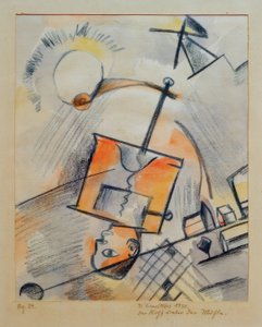 Cím nélkül (A fej a malom alatt) alkotó: Kurt Schwitters