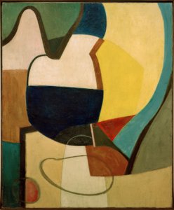 Csendélet egy asztallapon alkotó: Kurt Schwitters