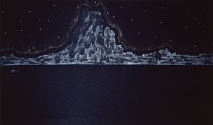 Éjféli kitörés, 2004 (akvarell, papír) alkotó: Kurtis L. Miller