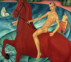 A Vörös Ló fürdőzése, 1912