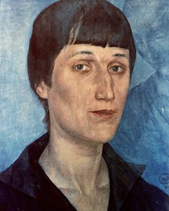 Anna Ahmatova orosz költő portréja alkotó: Kuzma Sergeevich Petrov Vodkin