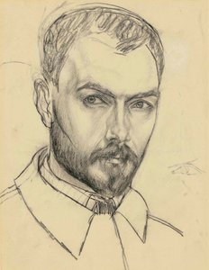 Önarckép. alkotó: Kuzma Sergeevich Petrov Vodkin