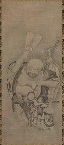Hotei a taoista halhatatlanokkal: Hotei