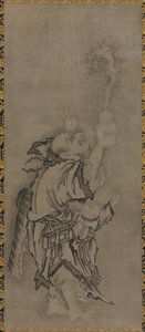 Hotei a taoista halhatatlanokkal: Halhatatlan tökkel és sárkánnyal, c. 1575-1600.