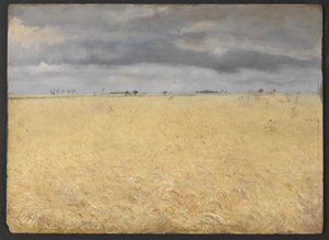 Egy rozsmező Ring Village közelében alkotó: Laurits Andersen Ring