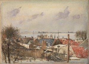 Kilátás Roskilde felől a Fiord felé alkotó: Laurits Andersen Ring