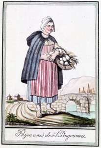 Parasztasszony Angoumoisból – J. Grasset St Sauveur, Deron, Párizs „” Utazások enciklopédiájában”